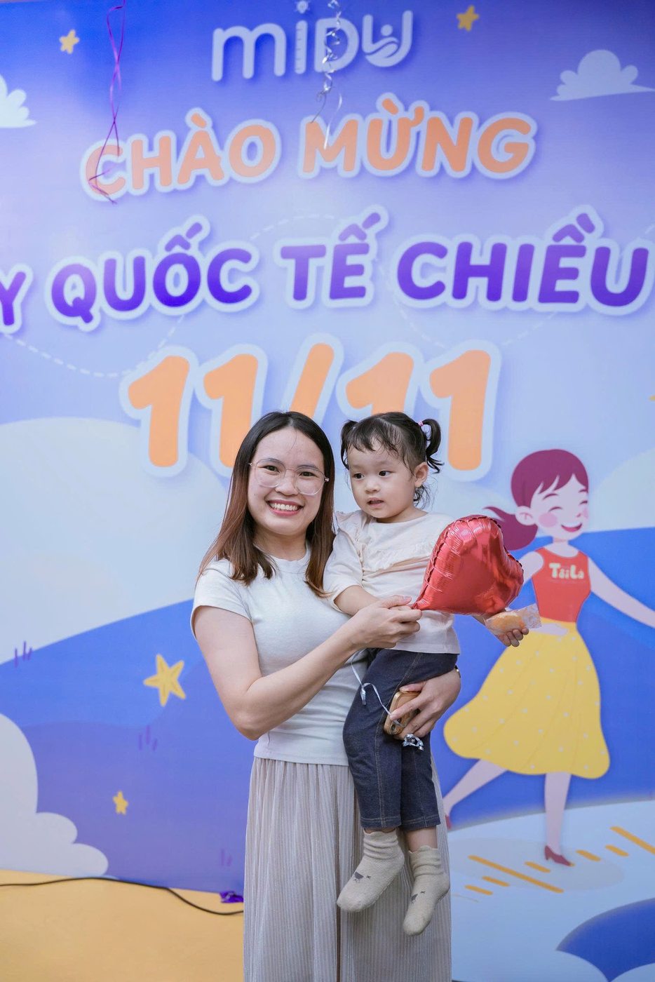 Gấm tại sự kiện Ngày Quốc tế Chiều cao 11/11